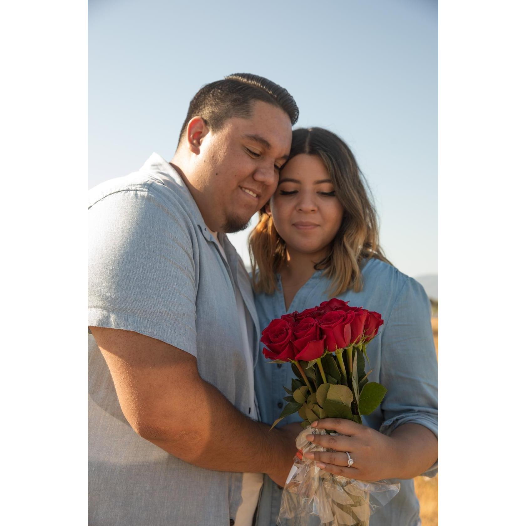 The day we got engaged, June 3rd 2021