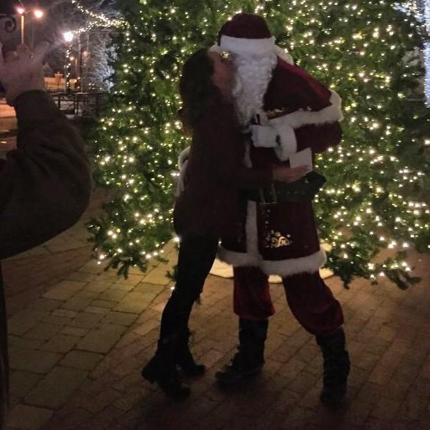 Creepy Santa seals the deal!