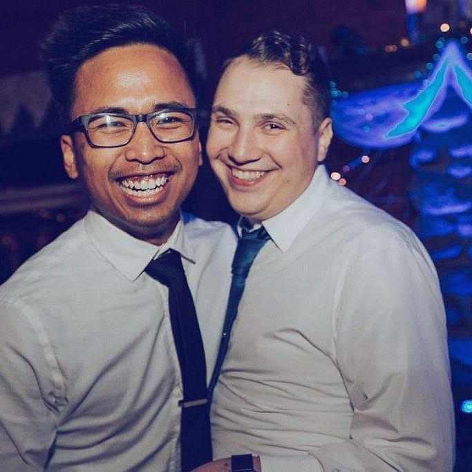 Angelo and Sterling at Drake and Olivia's wedding!
