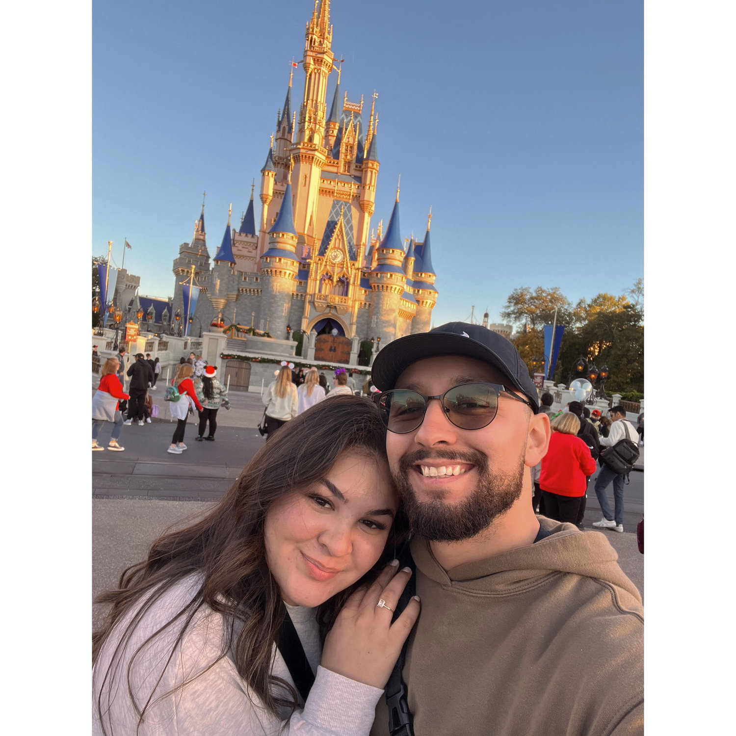 The day we got engaged at the most magical place on earth!