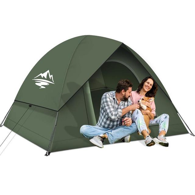 Tents for Camping 3-4 Person with Rainfly, Camping Tent 100% Waterproof, Not Crowded for 2 Person Camping Tents, Outdoor Dome Tent Easy Setup, Backpacking Tent for Adventure, Festivals, Backyard