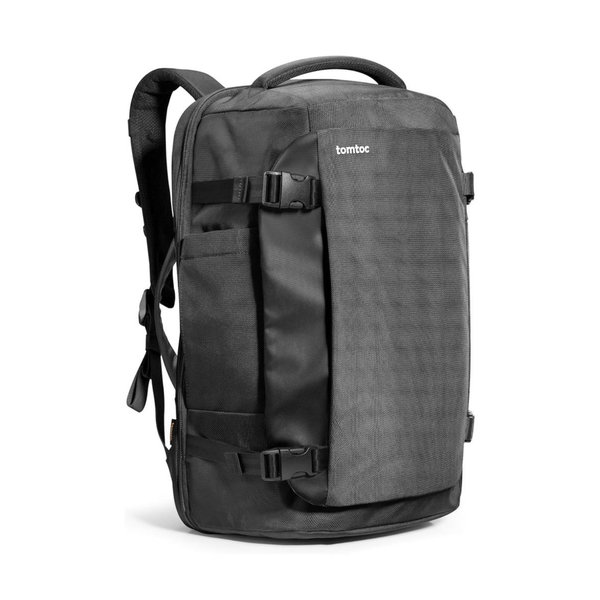 tomtoc Travel Backpack 40L, TSA Friendly Flight Approved Carry-on Luggage Hand Water-resistant Lightweight Business Rucksack, Durable Large Weekender Bag Daypack Fits 17.3 Inch Laptop, PFAS Free