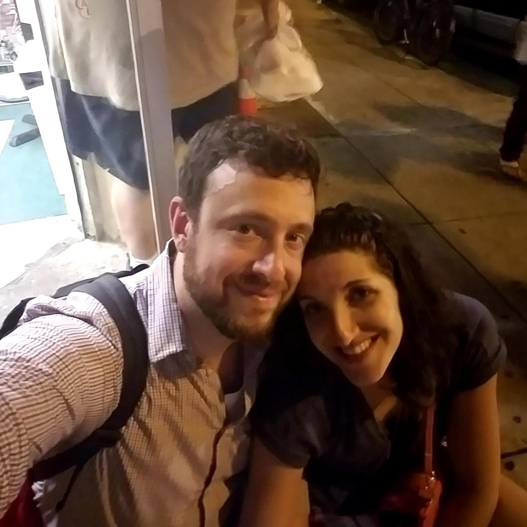 Stooping it up waiting for some late night snacks.