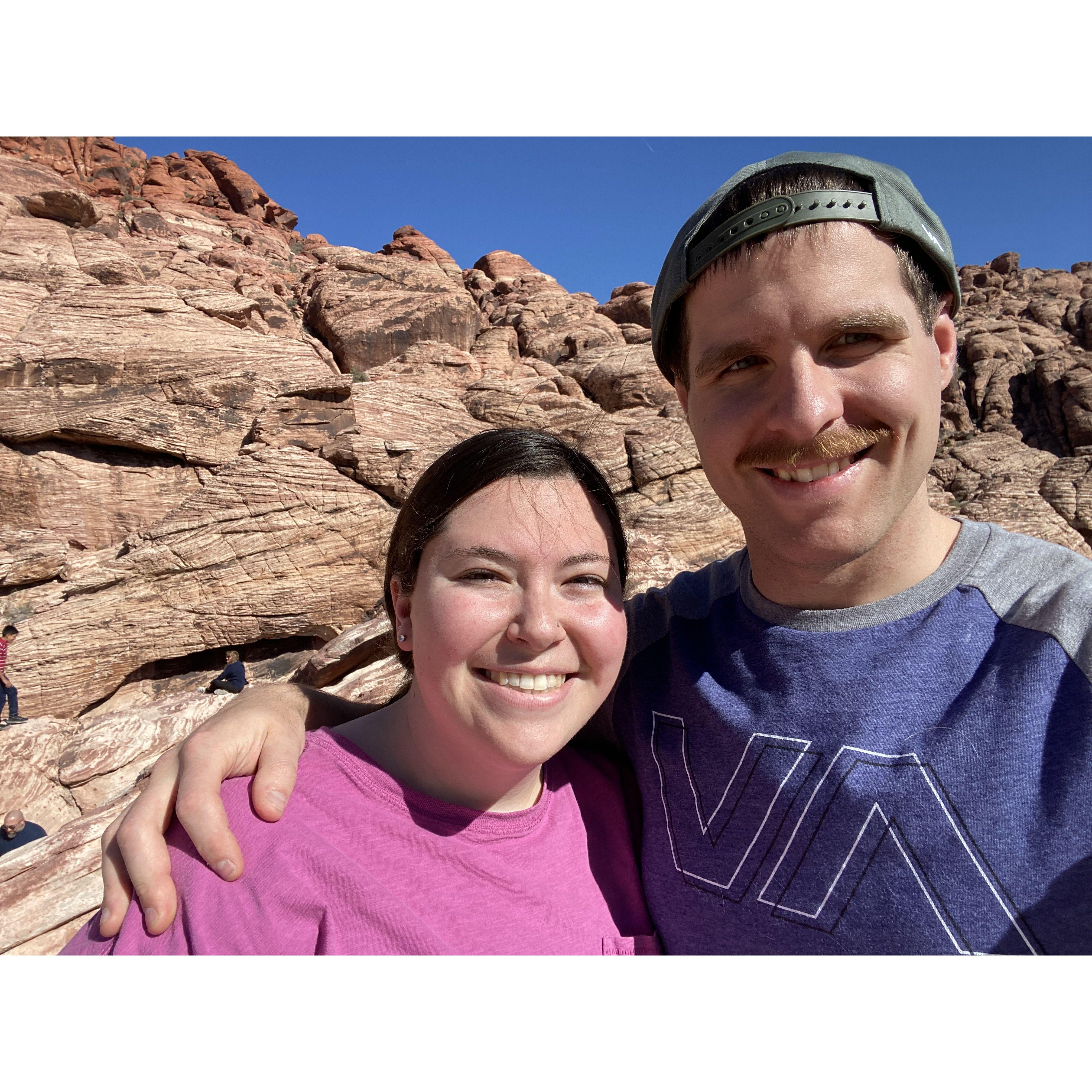 The Red Rock Canyon!