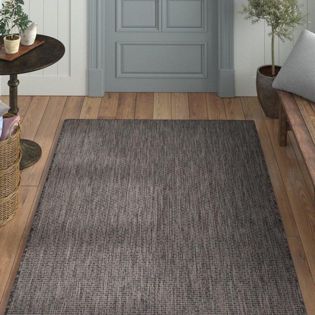 Janet Black Indoor/Outdoor Area Rug