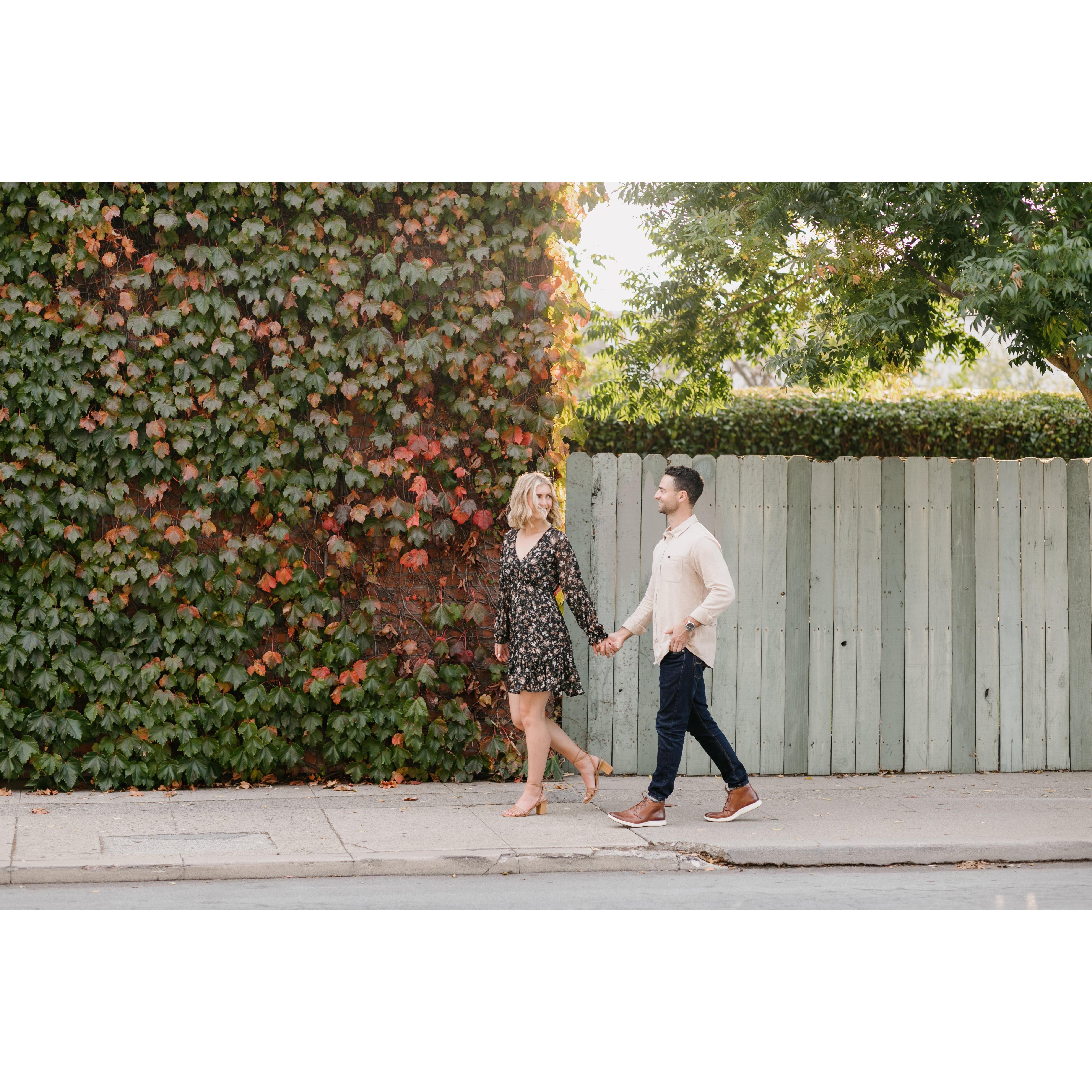 Celebrating one year until the wedding with a trip to San Luis Obispo