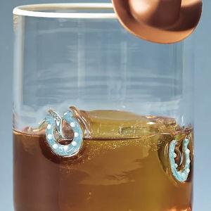 Icon Juice Glass - Horseshoe print