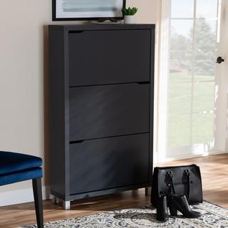 Simms Shoe Storage Cabinet with Fold-Out Racks
