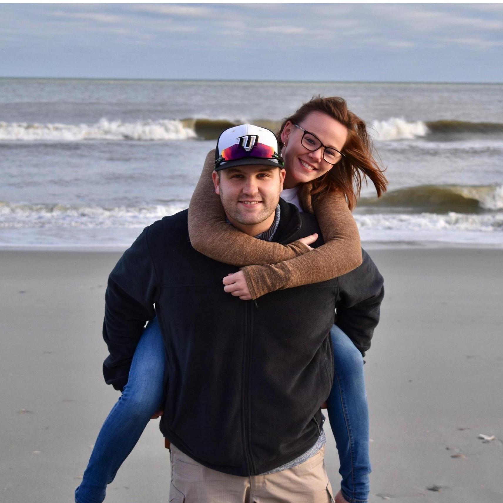 Our first beach trip :)