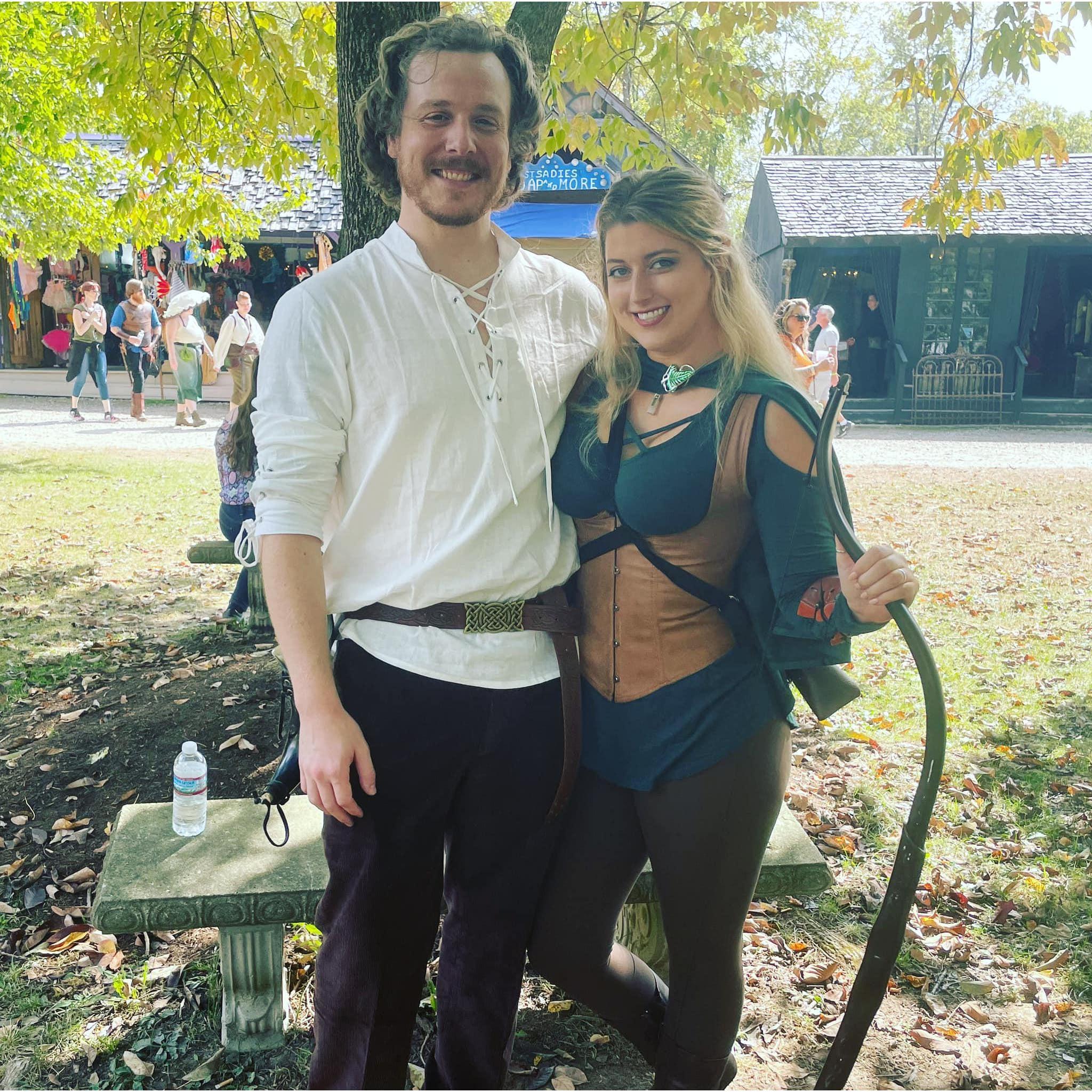 Our first Renaissance Faire together