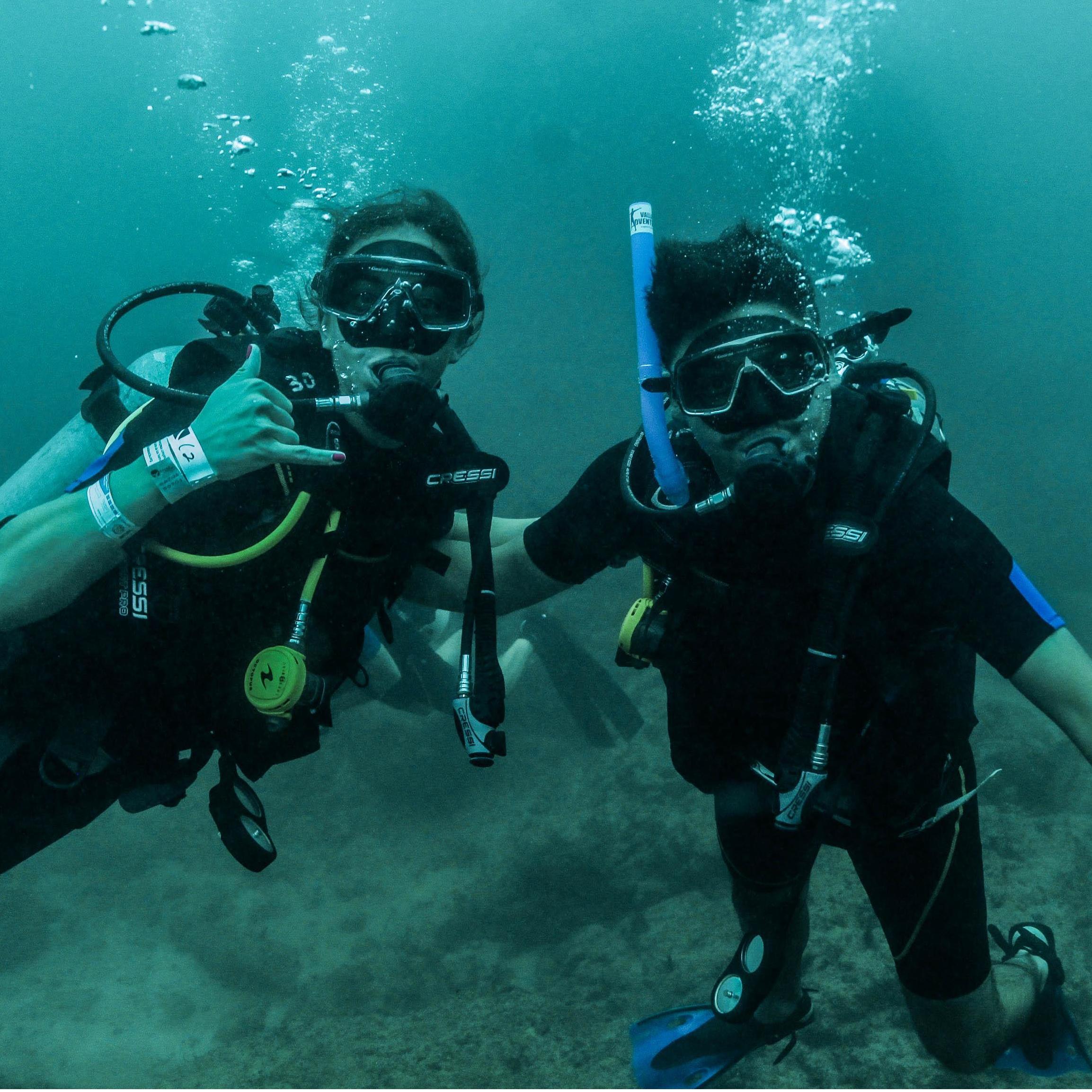 Learning to scuba dive at Balmorhea State Park (2017)