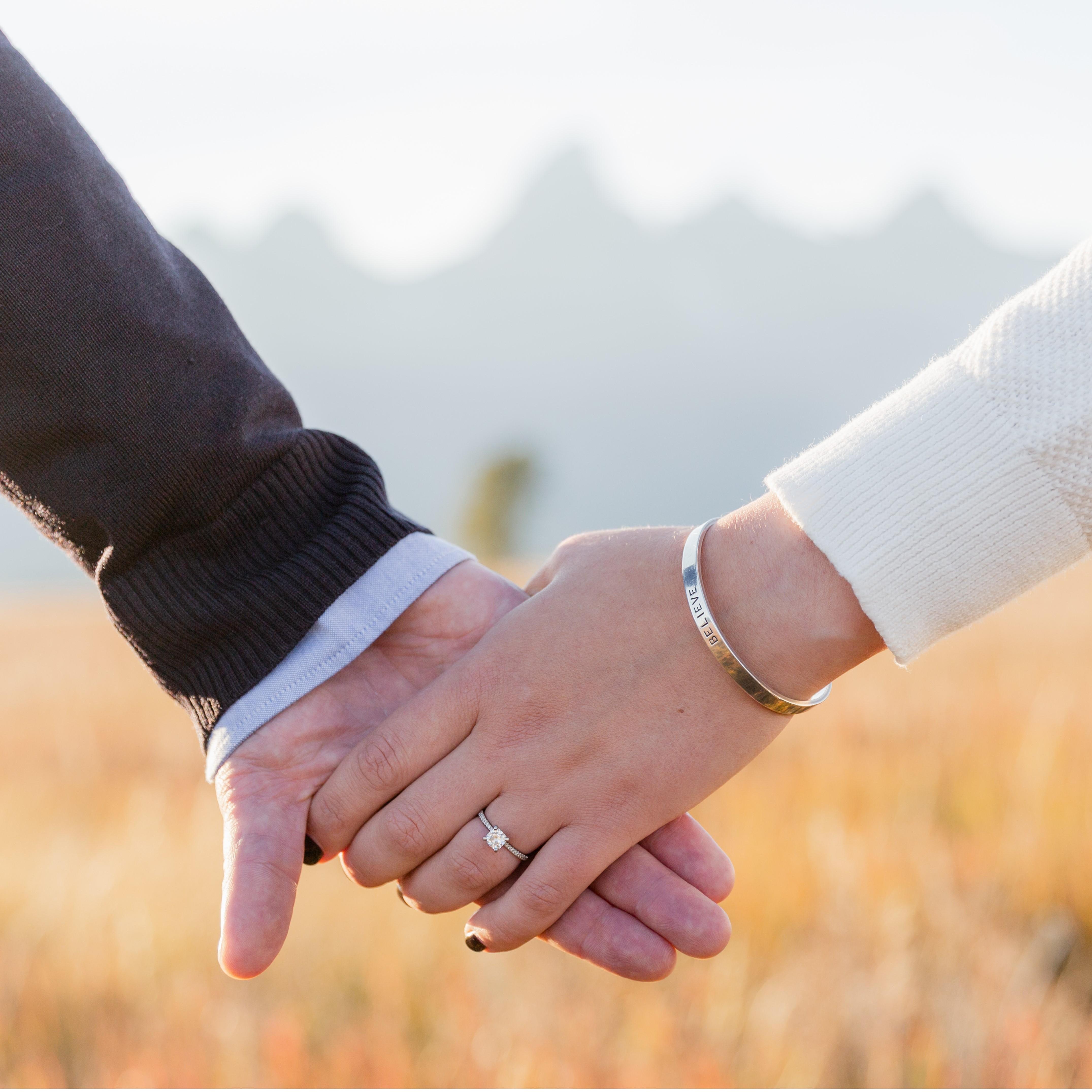 Engagement photos in Grand Teton National Park