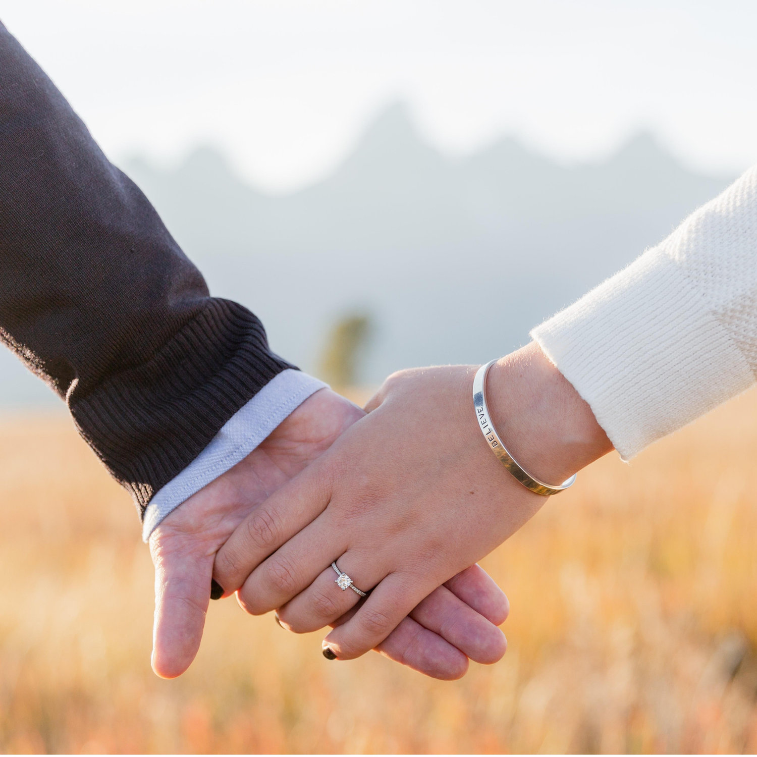 Engagement photos in Grand Teton National Park