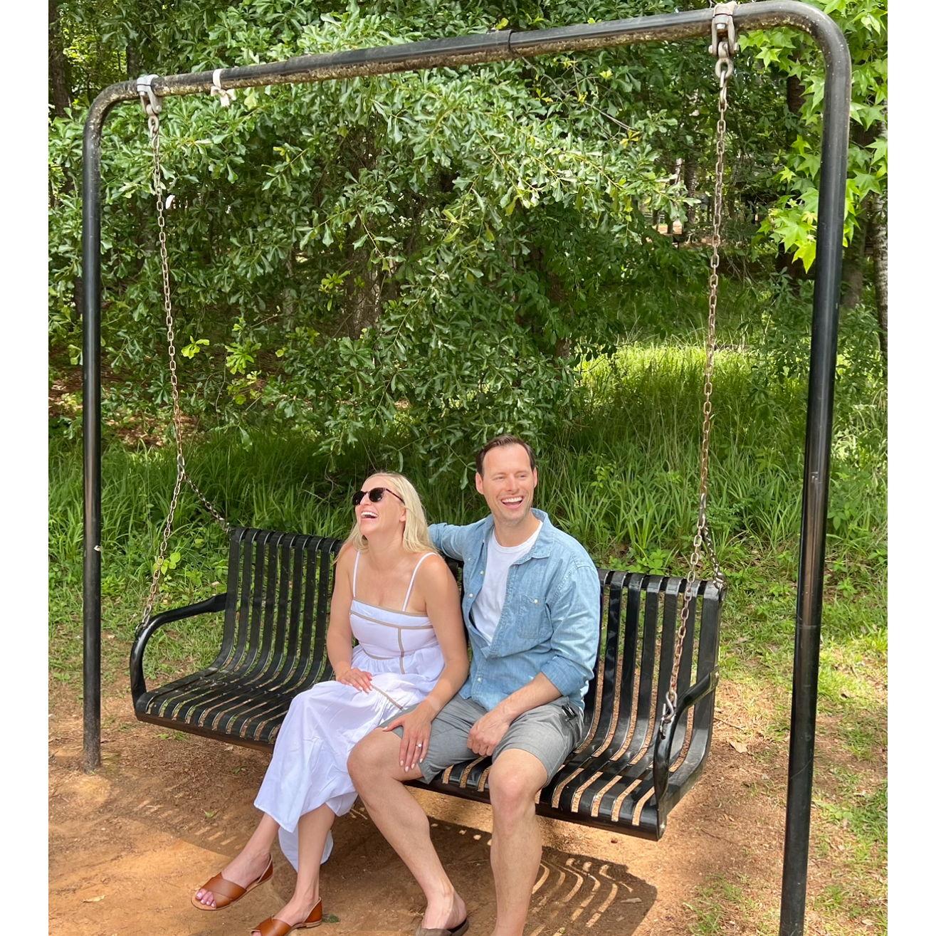 Our first date park swing... and where we got engaged :)