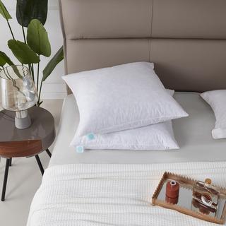 233-Thread Count Decorative Feather Medium Firm Pillow, Set of 2