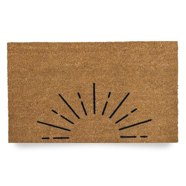 Nickel Designs Hand-Painted Doormat - Starburst
