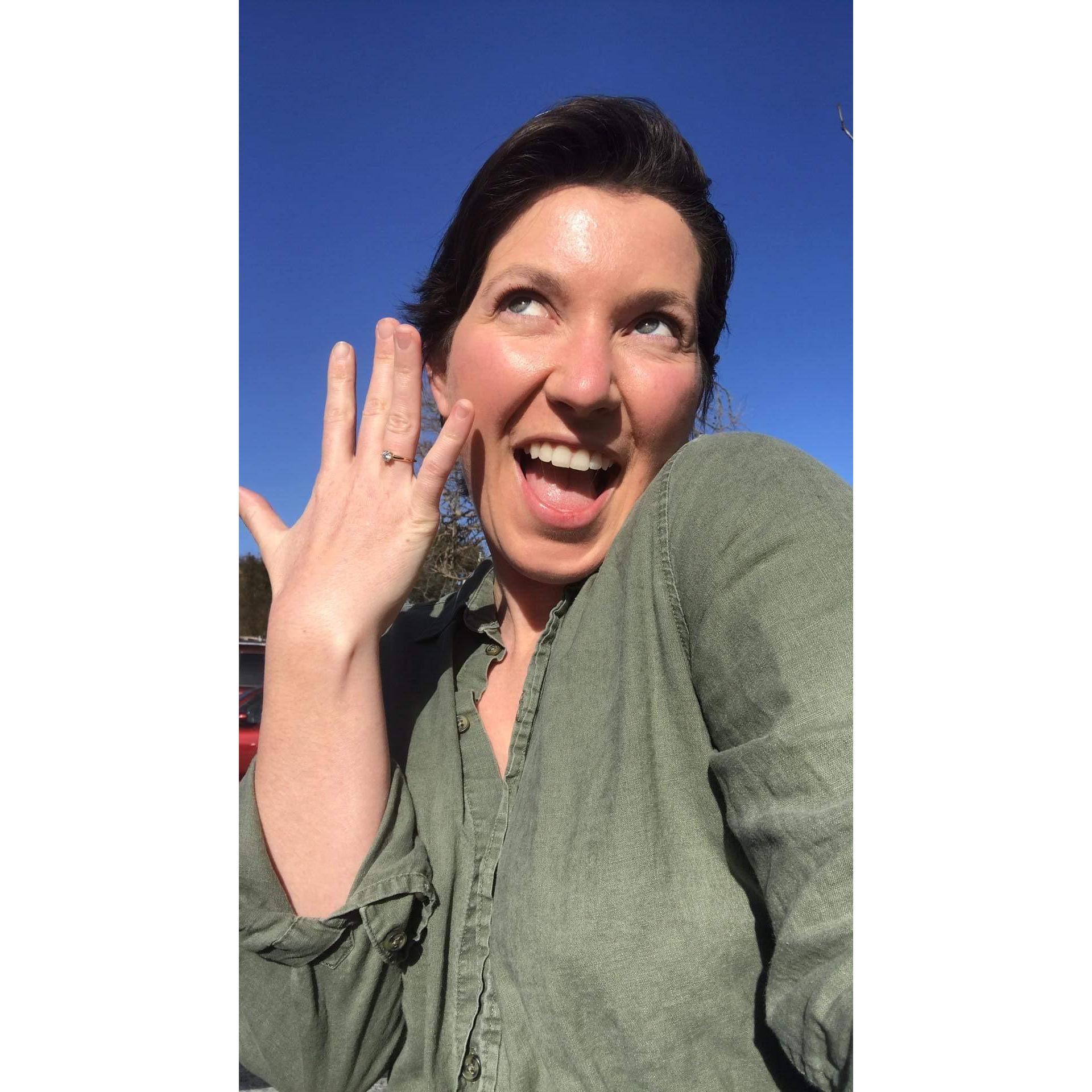 The ring fits! 15 February 2021