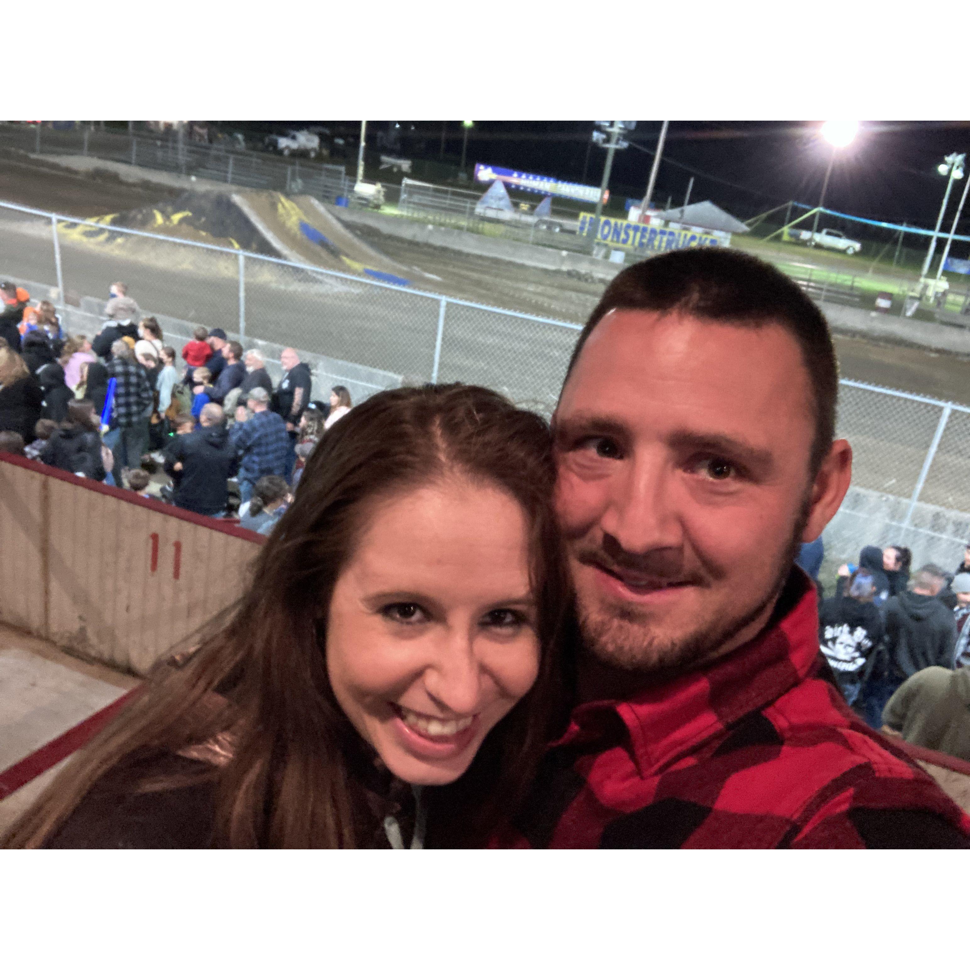 The interesting Monster TruckZ  rally of October 2021 Troy NY