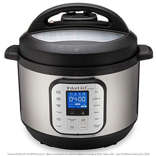 Instant Pot Duo Nova 7-in-1 Electric Pressure Cooker, Slow Cooker, Rice Cooker, Steamer, Saute, Yogurt Maker, and Warmer|10 Quart|Easy-Seal Lid|14 One-Touch Programs