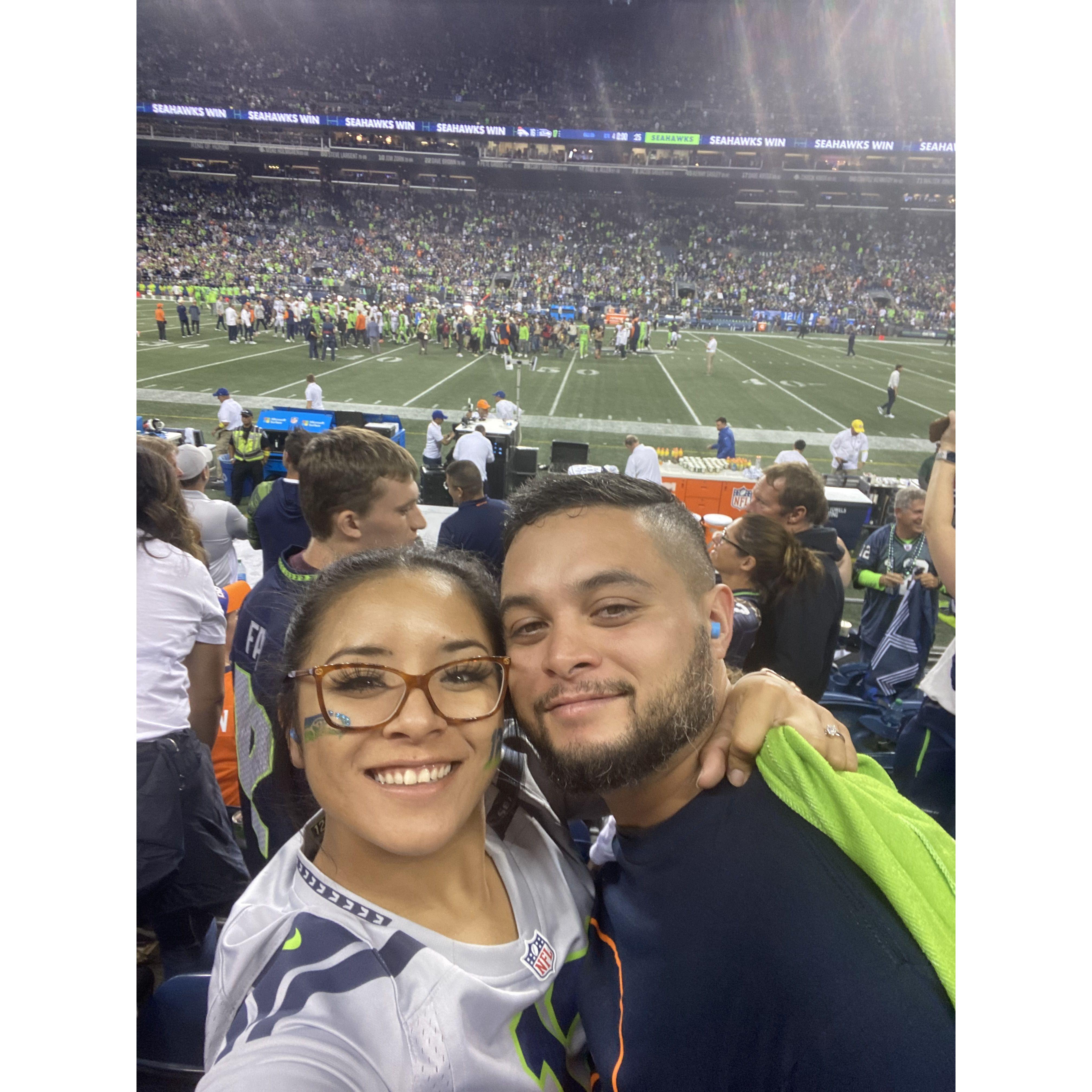 Went to a Seahawks Game (even though we don't watch sports...or TV for that matter lol) - 2022