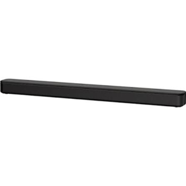 Sony S100F 2.0ch Soundbar with Bass Reflex Speaker, Integrated Tweeter and Bluetooth, (HTS100F), easy setup, compact, home office use with clear sound black