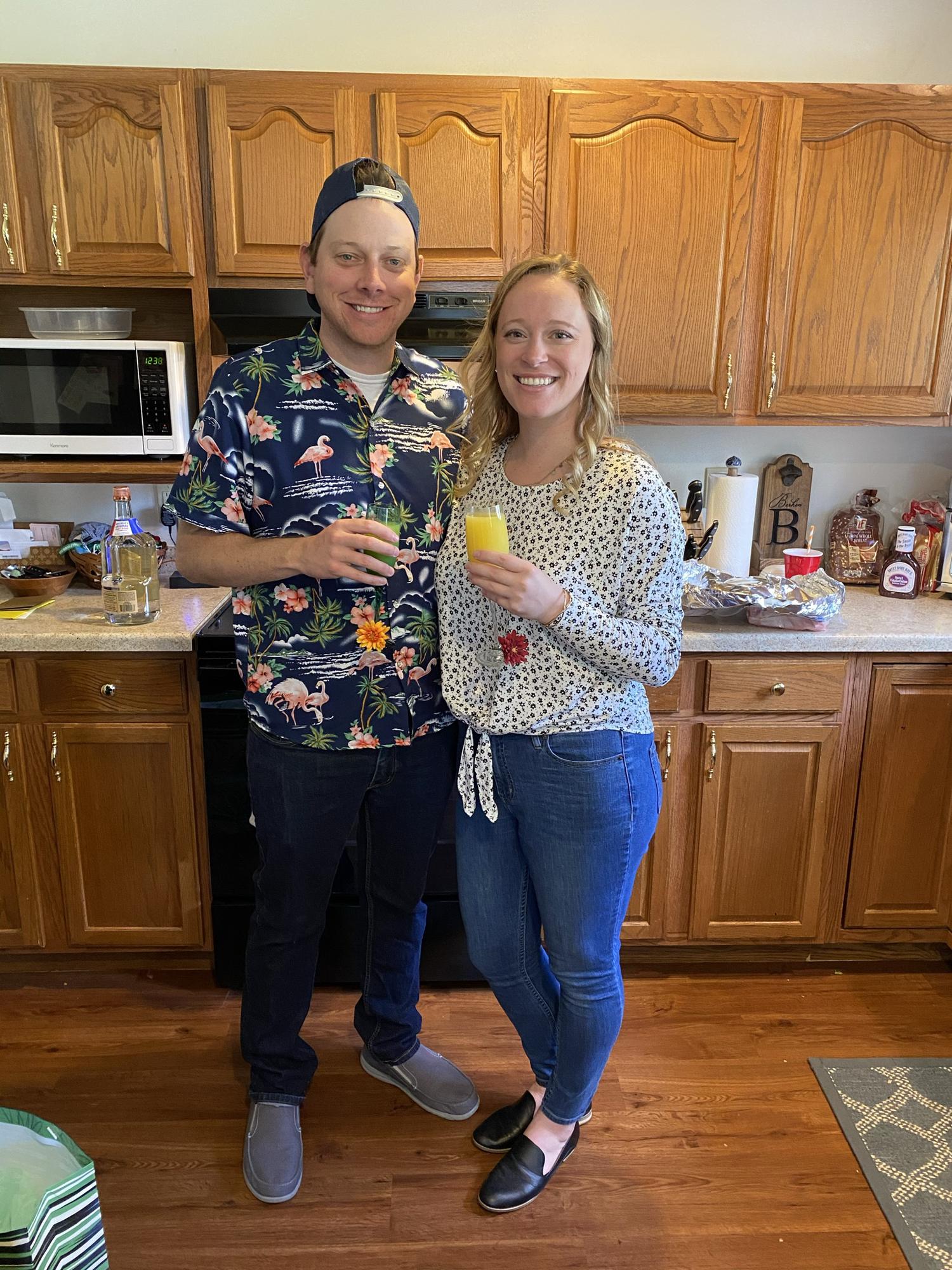 We moved in together in January 2021 and hosted both sides of our families for Mothers Day.
Shoutout to Uncle Scott and Aunt Julie for being great landlords.