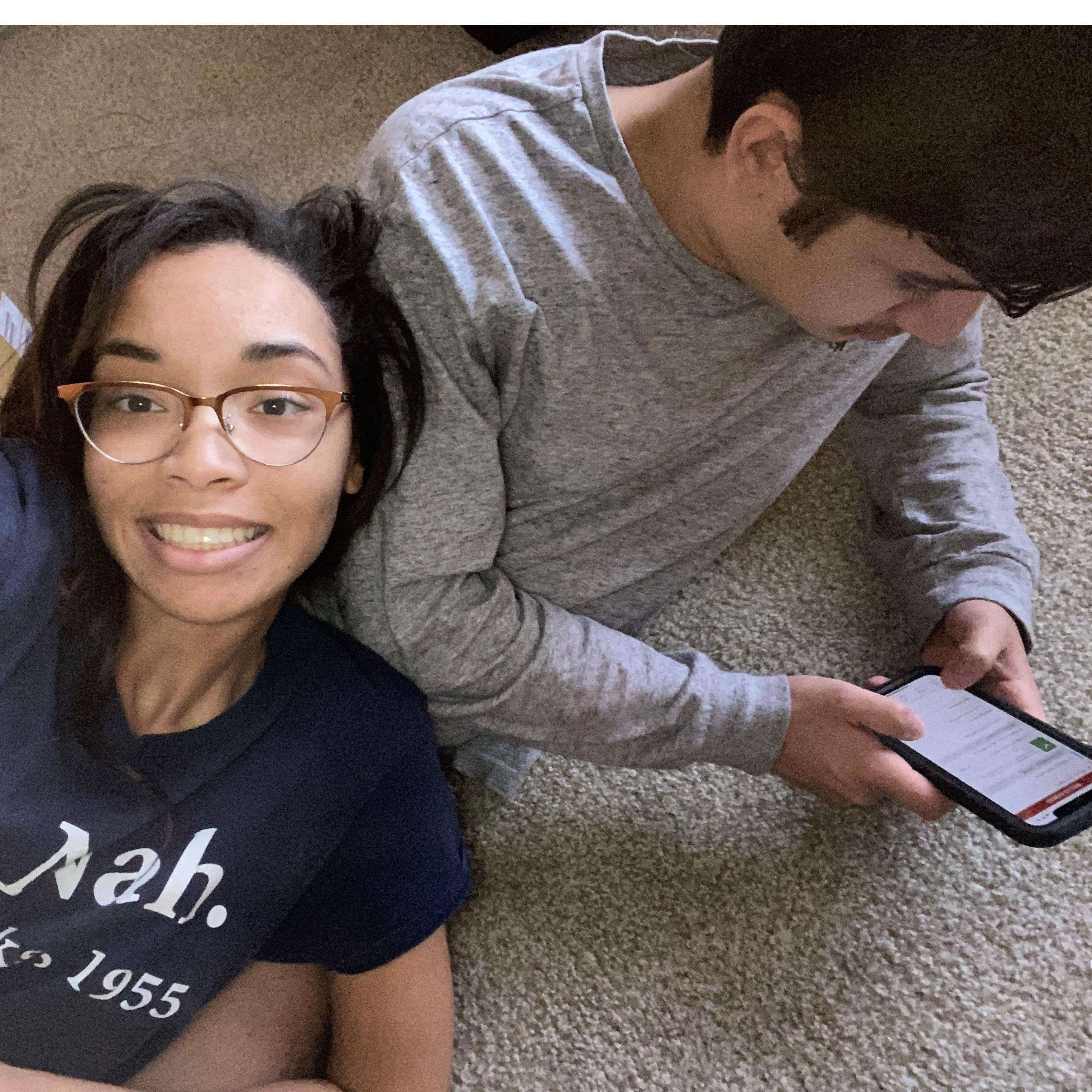 Our first place together