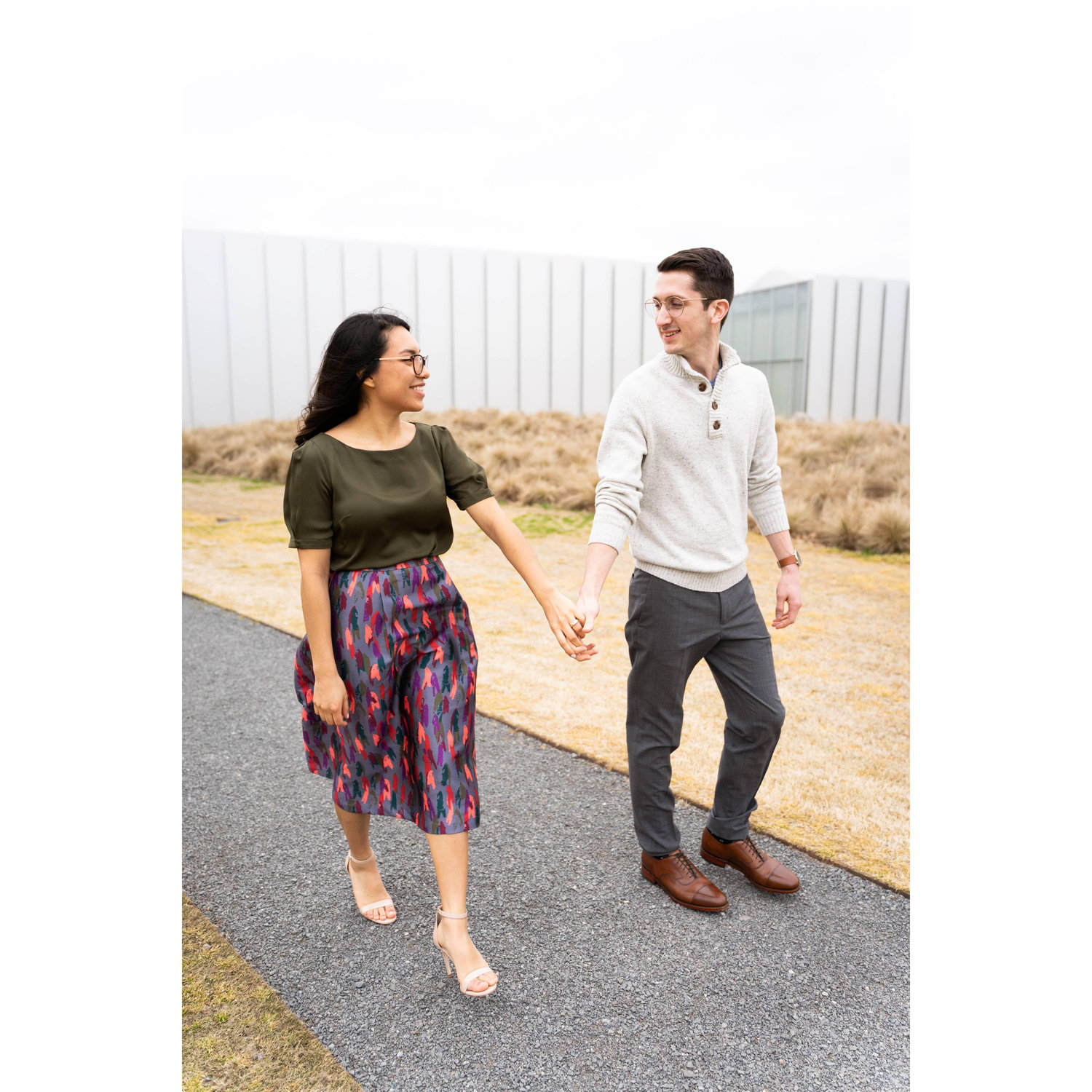 One of the first  places I took Dylan to was the North Carolina Museum of Art, so what better place to take our engagement photos at!
