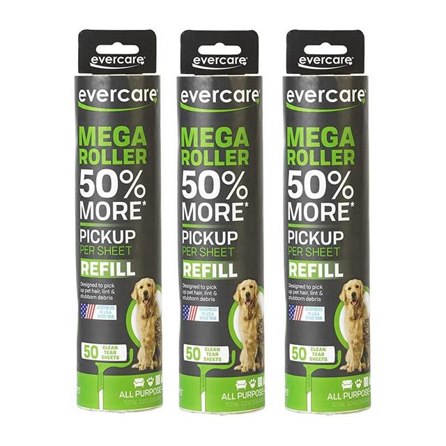 Evercare Evercare 3 Pk Lint Roller Mega Refill