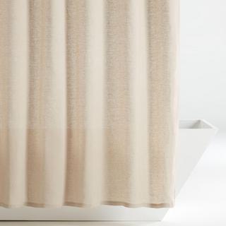 EuroFlax Linen Shower Curtain