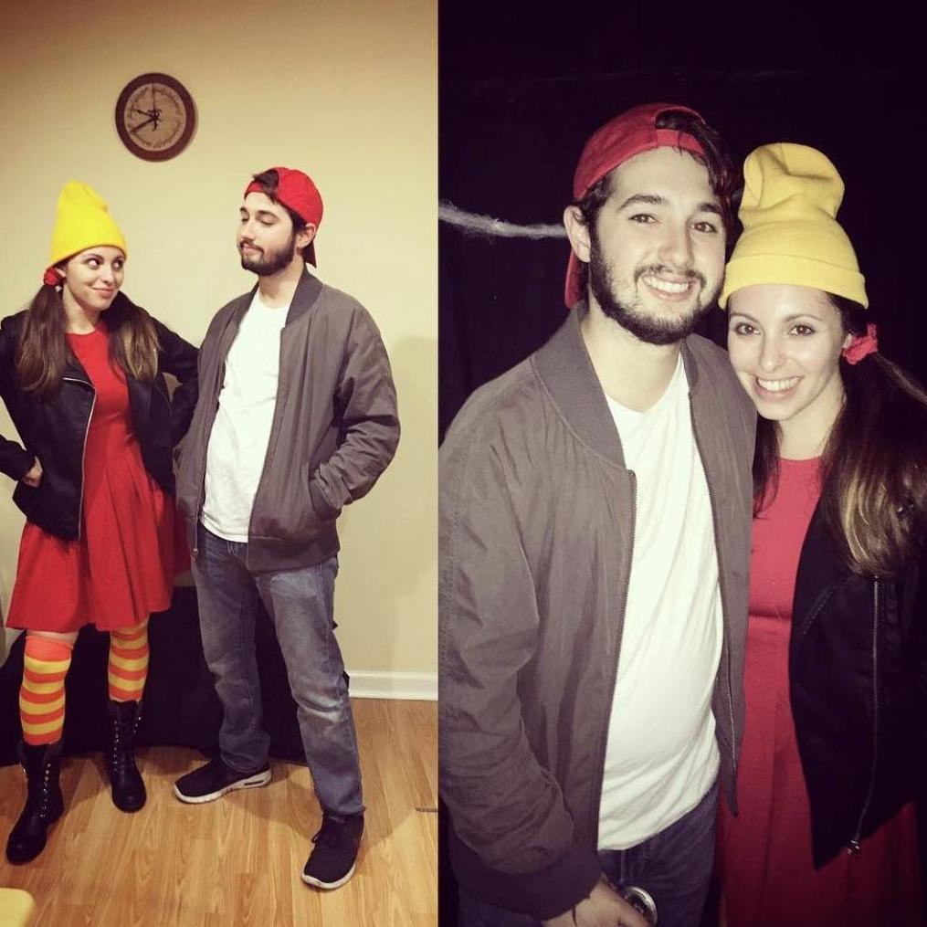 TJ and Spinelli from Recess, Halloween 2016