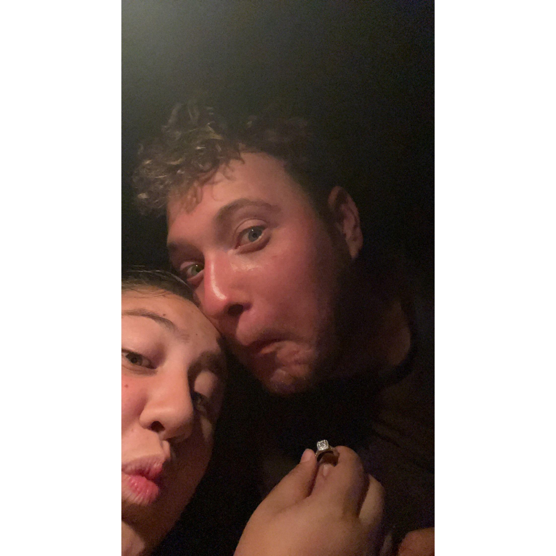When he Proposed in my CAR!