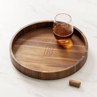 Personalized Round Acacia Board