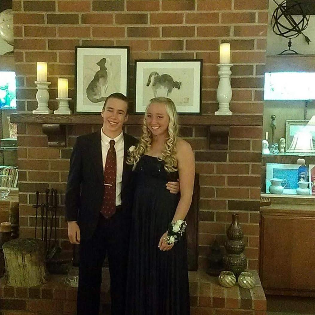 Our first dance, Nick's winter formal!