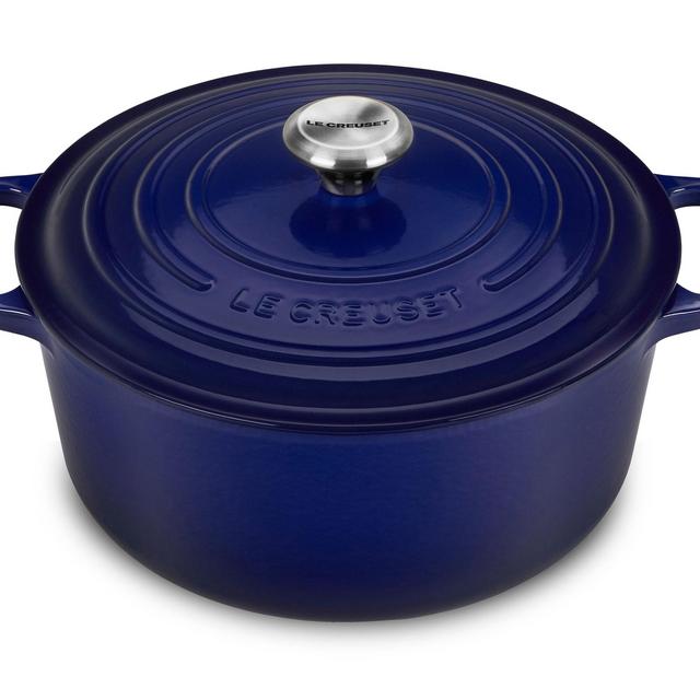 Le Creuset Signature Round 5.5-Quart Dutch Oven - Indigo