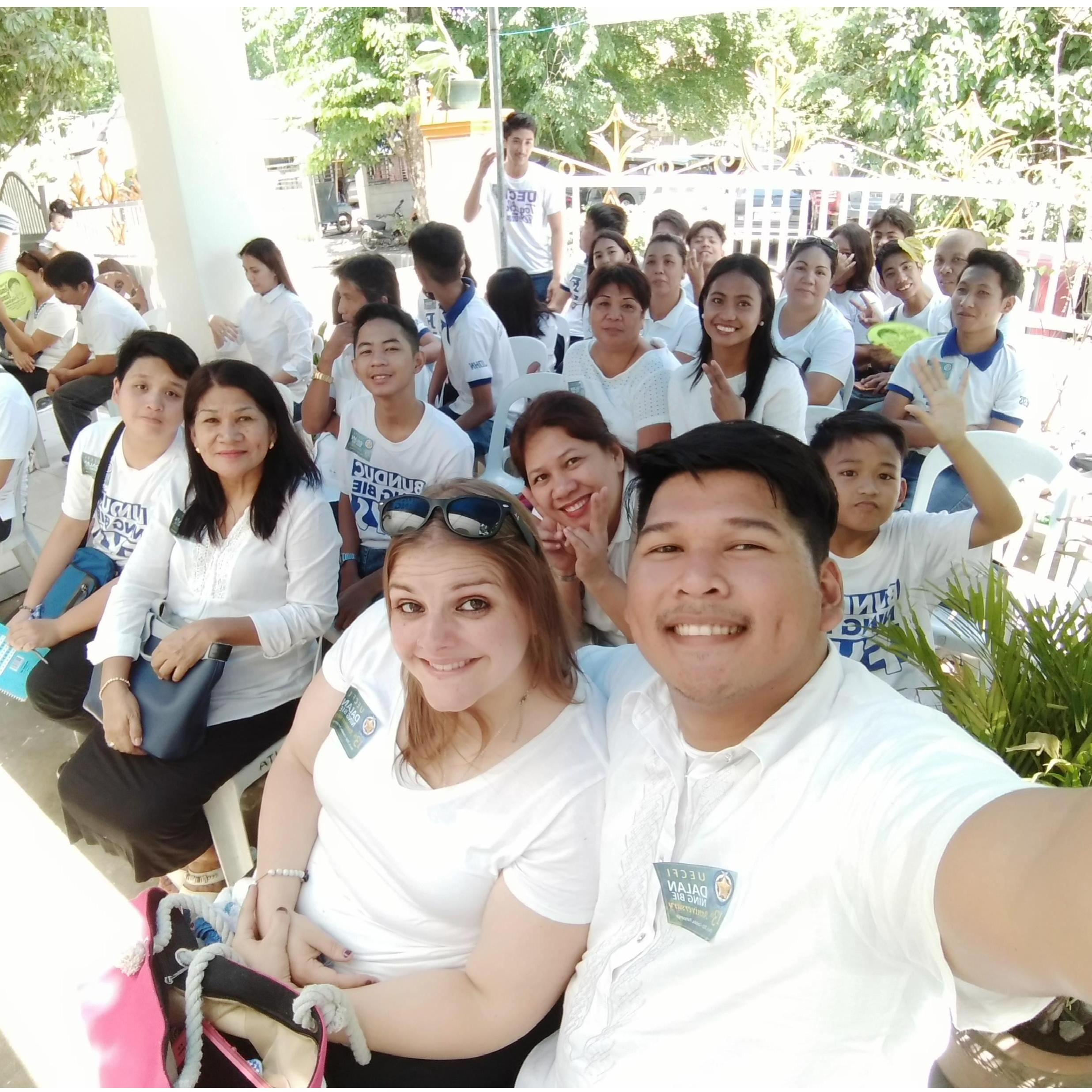 We went to many church services, Raymond was the Pastor and medium for his congregation before leaving the Philippines.