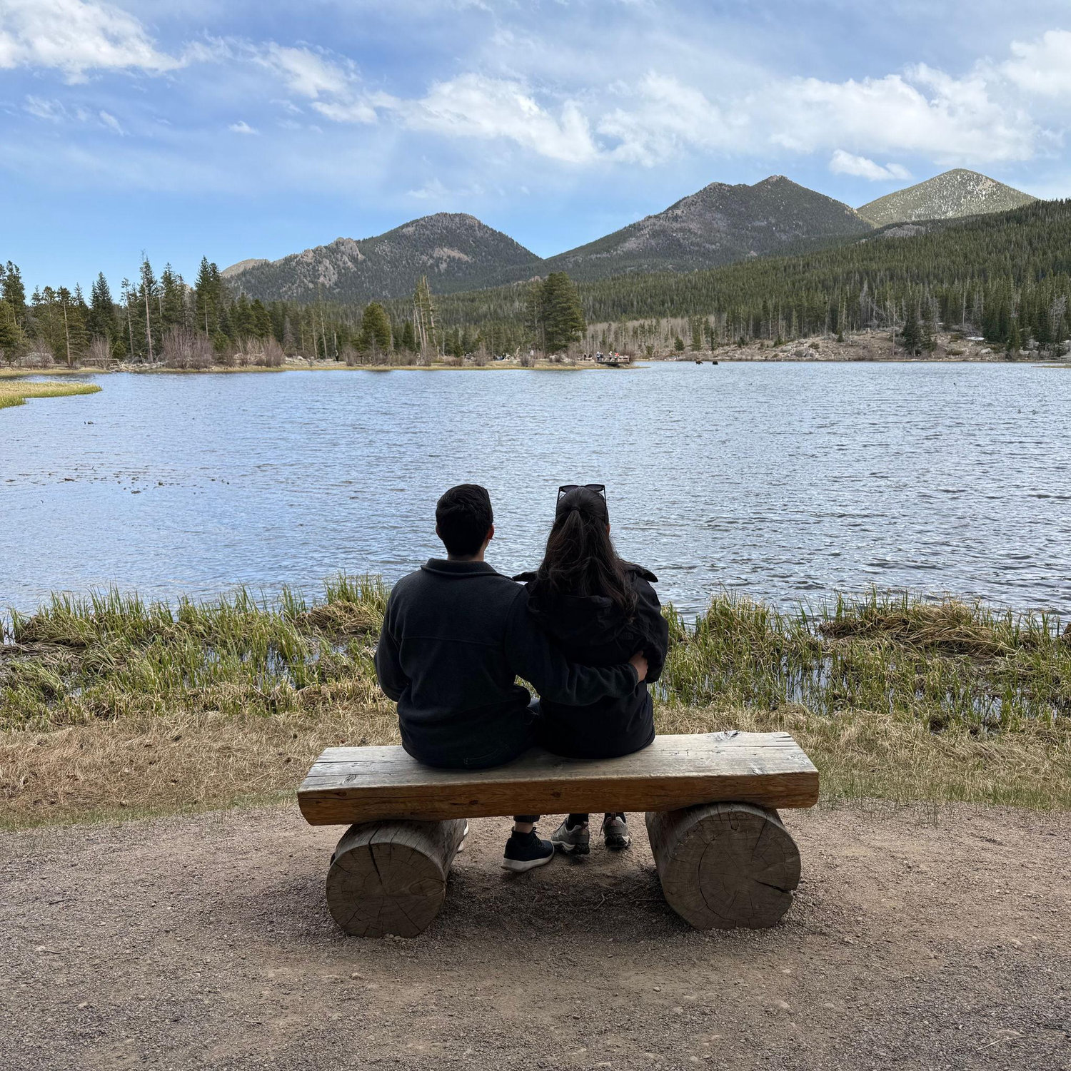 Taking in the Colorado views