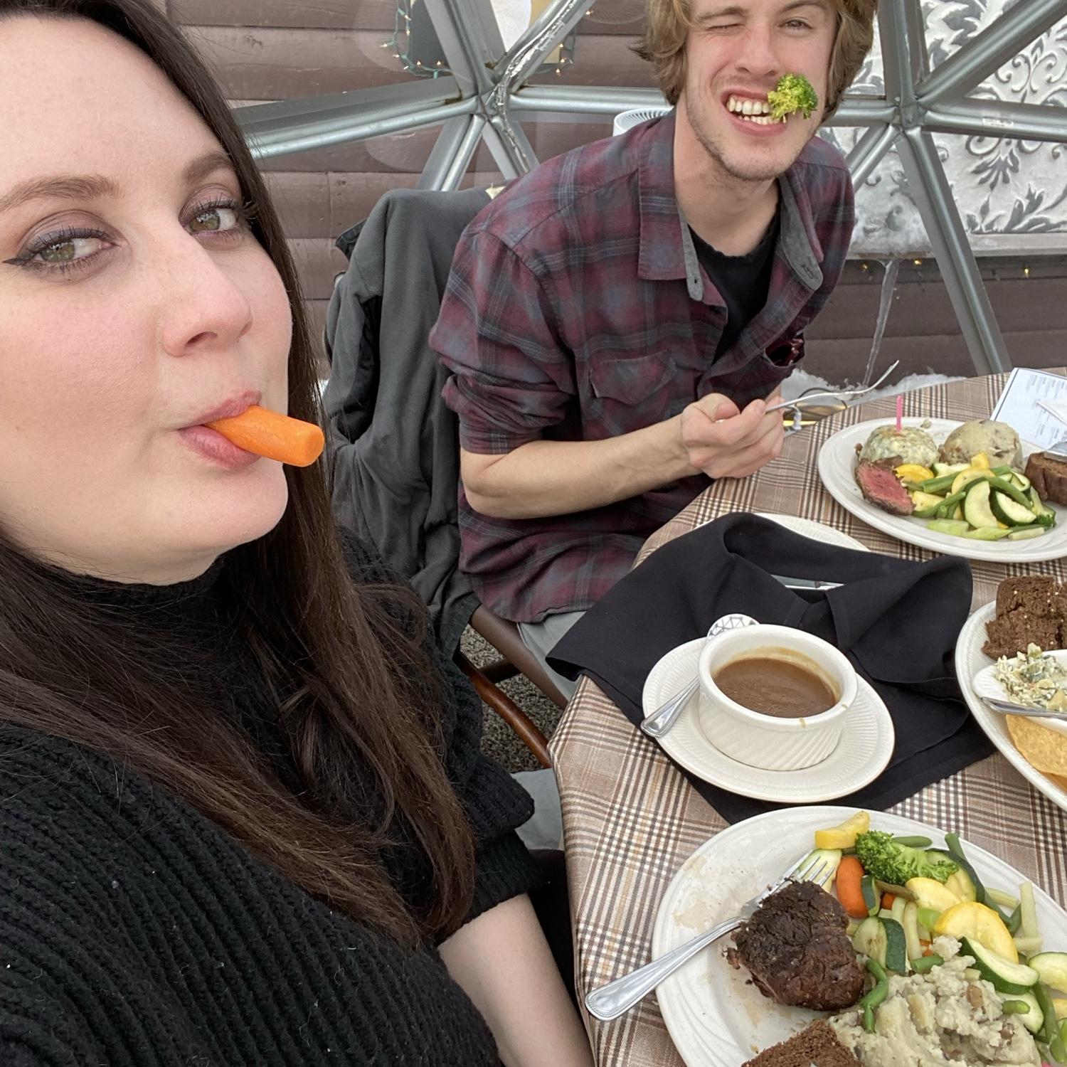 Memorable Valentines Day in 2020. Shout out to Cody acting as our Uber driver.