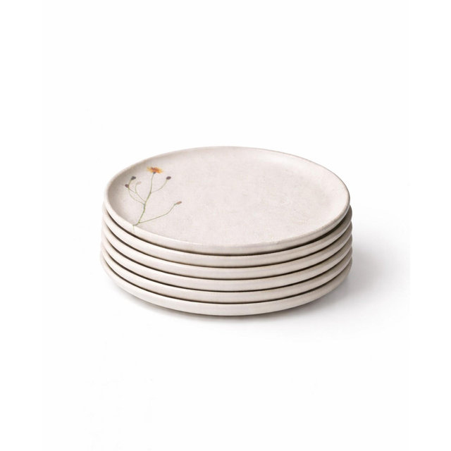 PORTO BRASIL Campestre Stoneware Dinner Plates, Set of 6