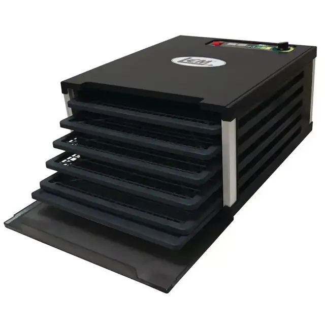 5-Tray Black Food Dehydrator with Built-In Timer