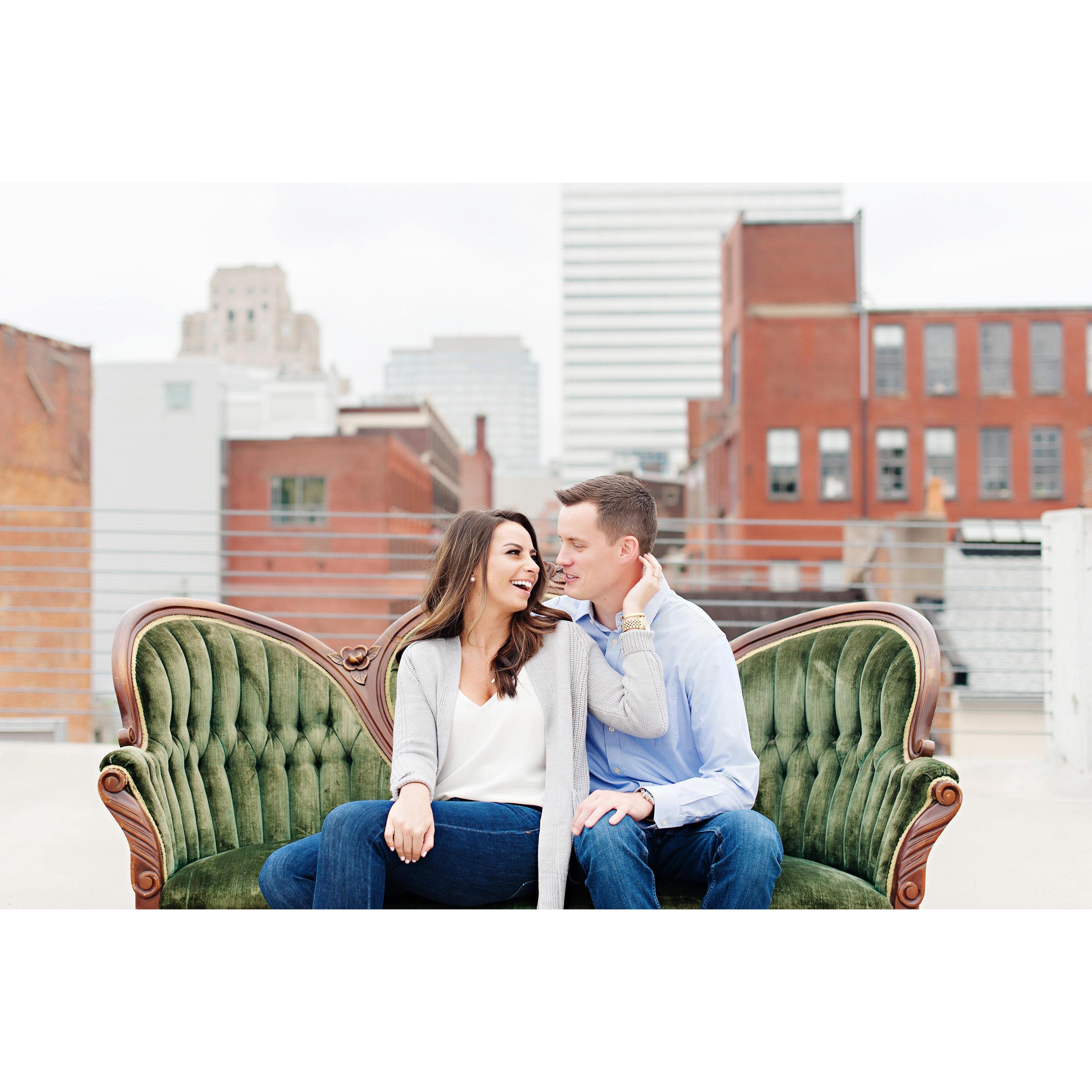 Cincinnati, OH | Engagement photos courtesy of Kortnee Kate Photography