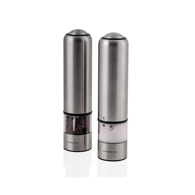 OVENTE Professional 2 Piece Electric Salt and Pepper Grinder Set