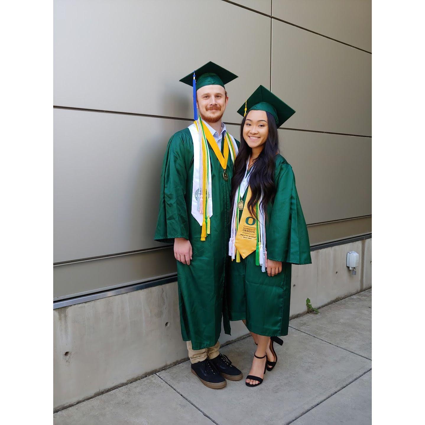 Year 6. We graduate from the University of Oregon!