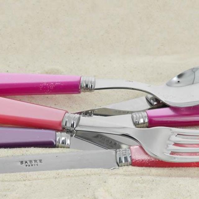 4 pieces (Table fork, spoon, knife, tea spoon)                                                                            Natura                                                                            Grey