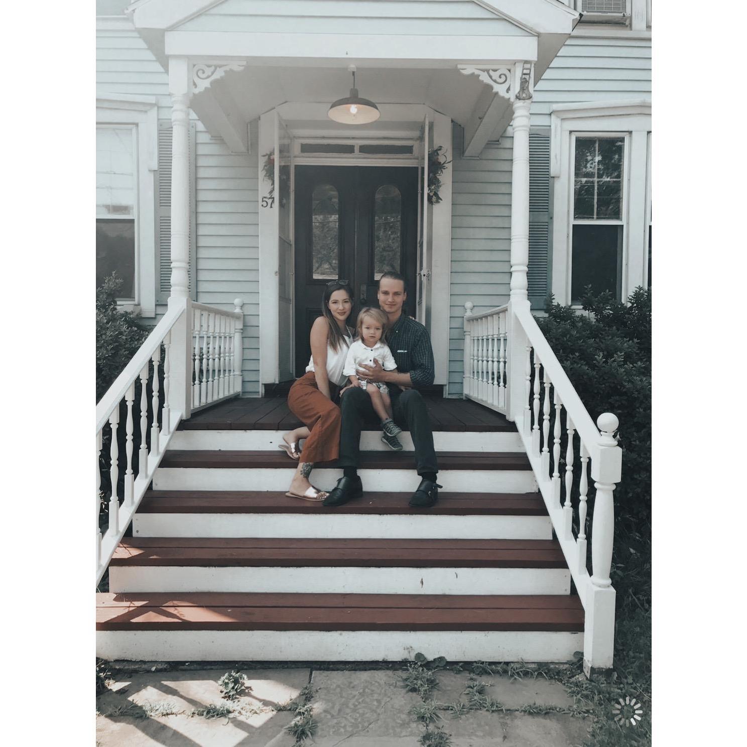 OUR FIRST HOME.