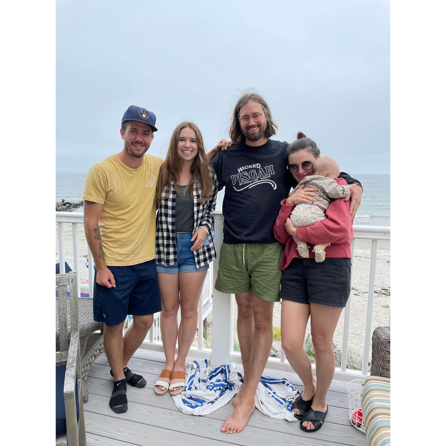 Visiting Andy, Christina, and Orla in Rye, NH