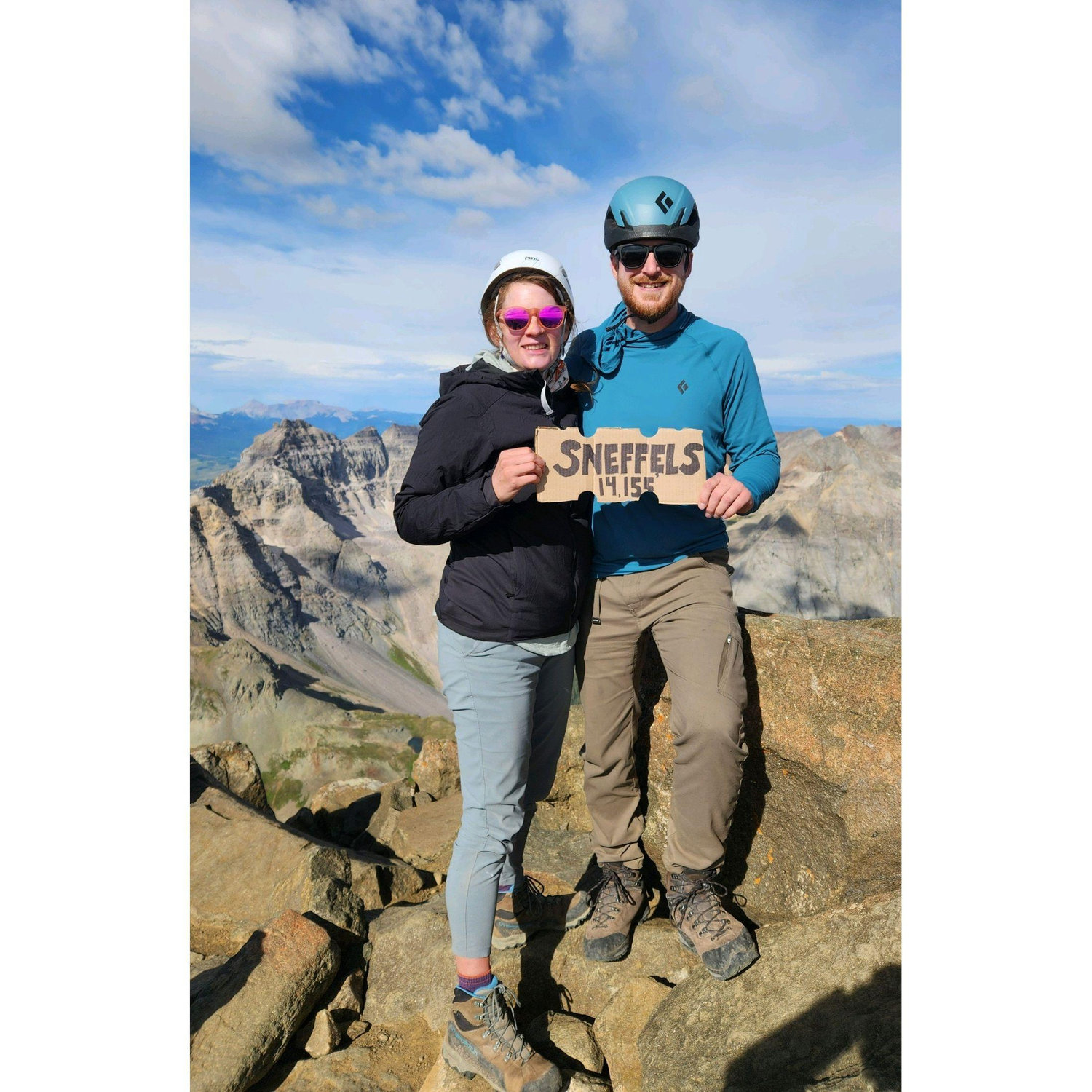 One of our favorite places in Colorado, Yankee Boy Basin, for our fifth 14er together, Mt Sneffels