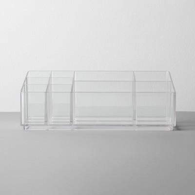 Bathroom Plastic 9 Slot Mixed Cosmetic Organizer Clear - Made By Design™