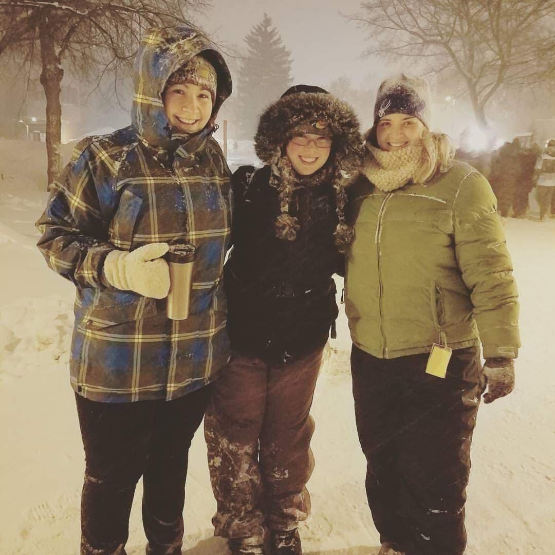 Katie's last Winter Carnival with Erica and Meri!