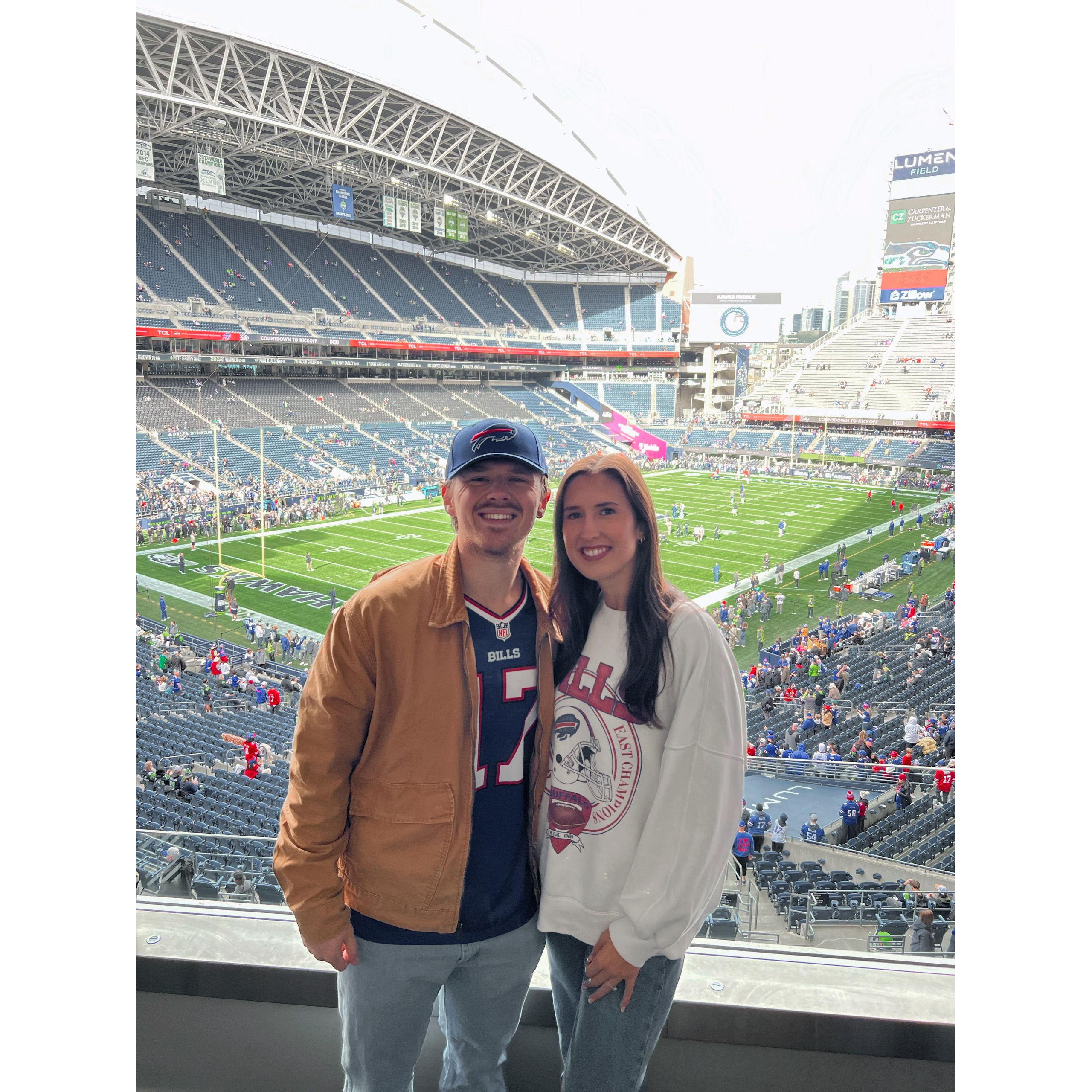 Buffalo Bills football game, Go Bills!